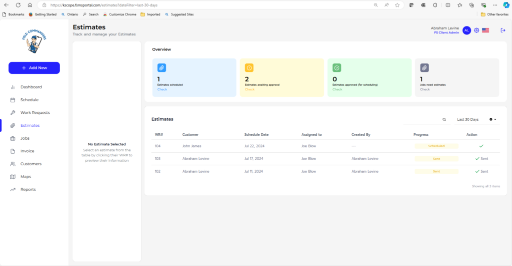 Summary Dashboard